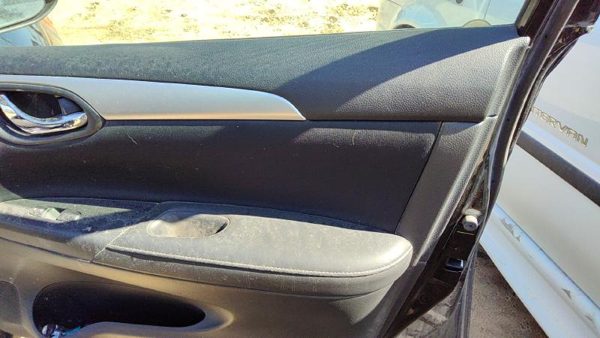 16-19 Sentra Passenger Right Front Door Trim Panel With Switches Charcoal G — photo 2