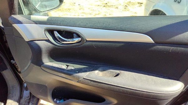 16-19 Sentra Passenger Right Front Door Trim Panel With Switches Charcoal G — photo 3