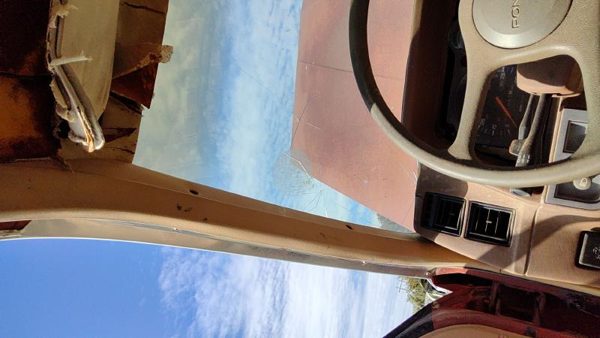 1985 Pontiac Sunbird Driver Left A Pillar Trim Windshield Post Panel Oem Tan — photo 3