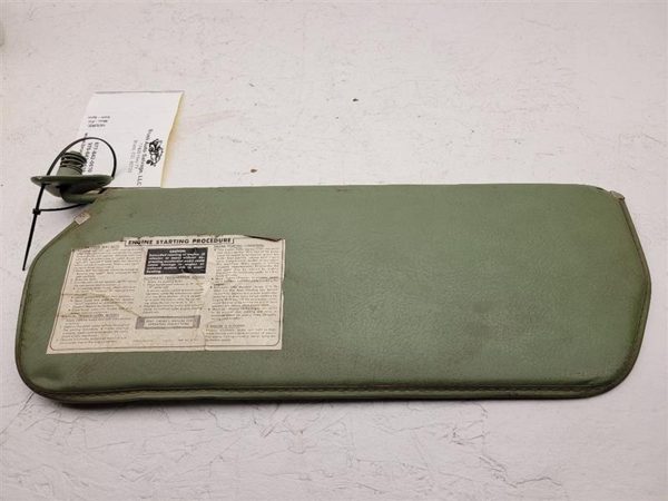 1985 LH 73-87 Chevy Pickup Driver Left Sun Visor OEM Green — photo 2