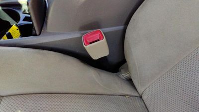 2007-2010 Nissan Altima Driver Left Front Seat Belt Buckle Receiver Oem Blond C