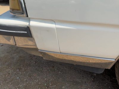 1986 Oldsmobile 98 Driver Left Moulding From Fender Oem Trim Strip White