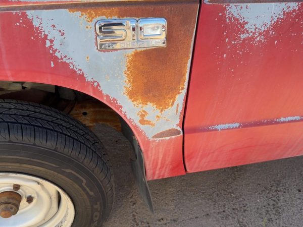 1982-1993 Chevy S10 Pickup Driver Left Front Fender Oem Red 15961503 — photo 3