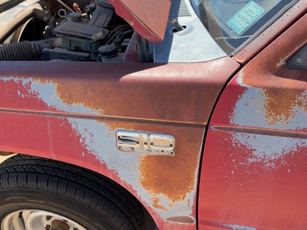 1982-1993 Chevy S10 Pickup Driver Left Front Fender Oem Red 15961503 — photo 5