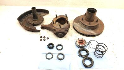 1979 Ford F150 Driver Left Front Spindle Steering Knuckle With Wheel Hub Oem 4X4