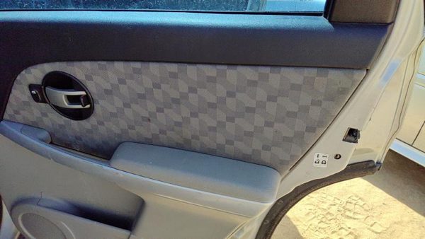 07-08 Equinox Passenger Right Rear Door Trim Panel With Switches Back Gray 14B — photo 2