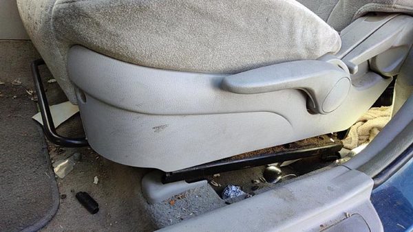 2005-2008 Hyundai Sonata Driver Left Side Seat Trim Panel Oem Gray — photo 2