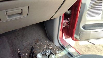 1999-2001 Mazda B2500 Passenger Right Lower Kick Trim Panel Oem Gray V2
