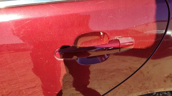 02-06 Toyota Camry Driver Left Rear Outside Door Handle Oem Back Salsa Red 3Q3 — photo 1
