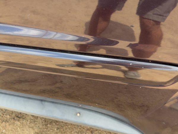 05-09 Equinox Driver Left Rear Moulding Door Back Trim Strip Black Amethyst 71U — photo 2