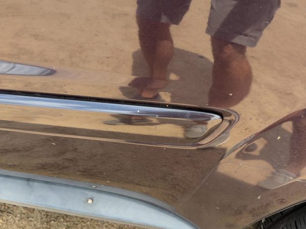 05-09 Equinox Driver Left Rear Moulding Door Back Trim Strip Black Amethyst 71U — photo 4