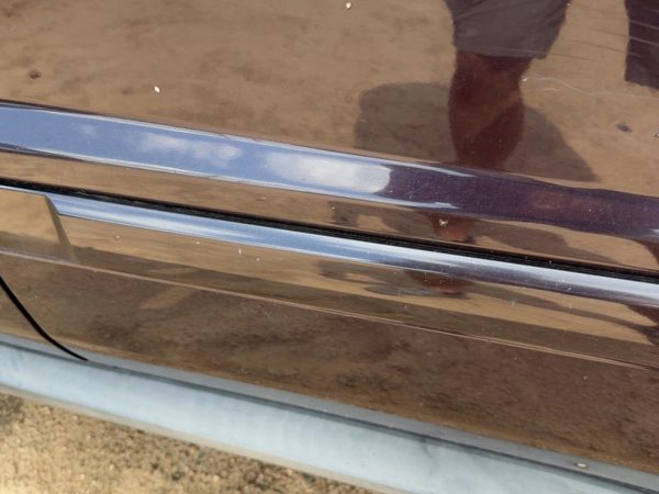 05-09 Equinox Driver Left Rear Moulding Door Back Trim Strip Black Amethyst 71U — photo 6