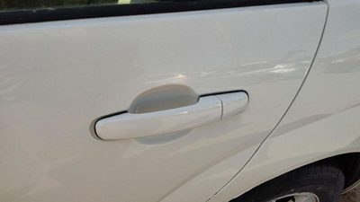 04-08 Chevy New Style Malibu Driver Left Rear Outside Door Handle Back White 40U