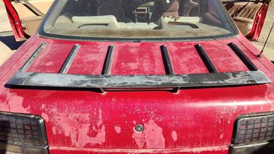 1993 Pontiac Grand Prix Rear Spoiler Red
