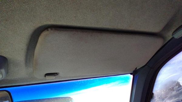 93-95 Nissan Pathfinder Passenger Right Sun Visor Oem Blue — photo 2