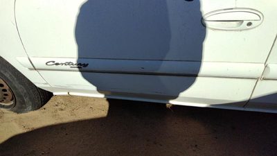 1997-2000 Buick Century Driver Left Front Moulding From Door Trim Strip White
