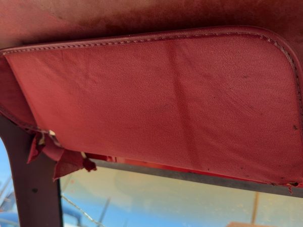 1982-1993 Chevy S10 Pickup Driver Left Sun Visor Oem Red — photo 5