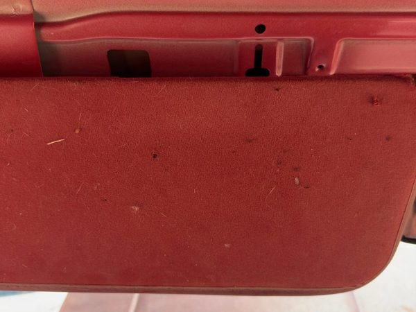1982-1993 Chevy S10 Pickup Driver Left Sun Visor Oem Red — photo 3