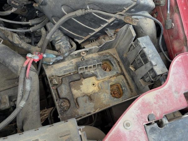 2000-2007 Ford Taurus Complete Battery Box Mount Tray With Hold Down Oem — photo 2