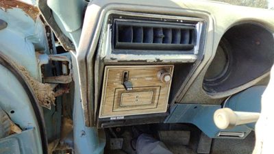 1975 Cutlass Supreme Driver Left Dash Trim Mount Panel Wiper Switch Heater Vent