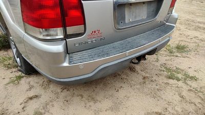 2003-2005 Lincoln Aviator Rear Bumper Cover Assembly Oem Back Silver Jp