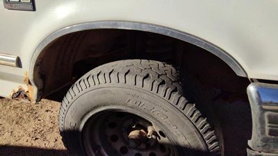 1992-1996 Ford F150 Passenger Right Front Wheel Flare Moulding Oem Fender