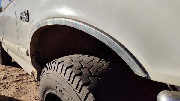 1992-1996 Ford F150 Passenger Right Front Wheel Flare Moulding Oem Fender — photo 2