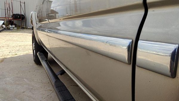 2001 2002 Sierra 2500 Hd Driver Left Rear Moulding From Door Oem Back Trim Strip — photo 3