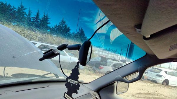 1997-2004 Ford F150 Inside Rear View Mirror Oem Windshield Mounted — photo 2