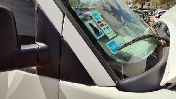 2012 Chevy Express Van Passenger Right Moulding From Fender Trim Strip White 50U — photo 3