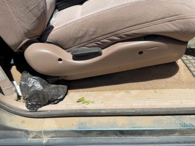 91-94 Ford Explorer 2 Dr Passenger Right Side Seat Trim Panel OEM Tan