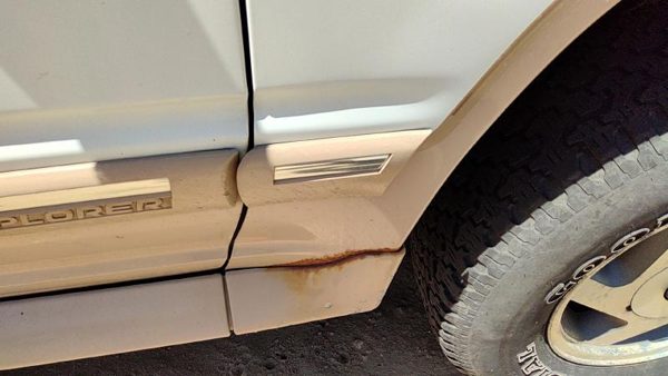 91-94 Ford Explorer Passenger Right Moulding From Fender Oem Trim Strip White — photo 3