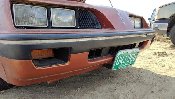 1985-1988 Pontiac Sunbird Front Bumper Cover Assembly Oem Brown 10054945 — photo 7