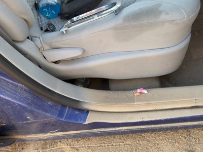 2006 Chevy Hhr Passenger Right Side Seat Trim Panel Oem Gray 14B