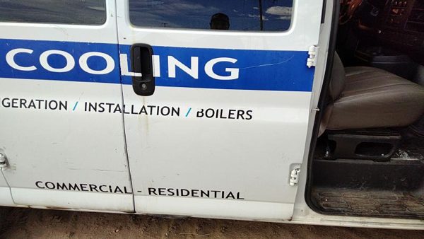 2012 Chevy Express 1500 Rear Door RH White 50U — photo 4