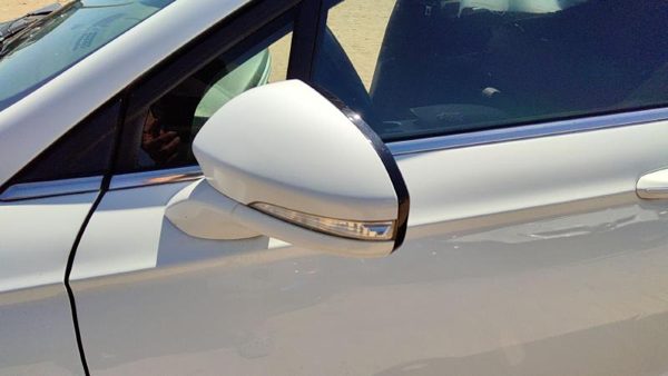 2013-2014 Ford Fusion Driver Left Power Side Mirror Door Mounted Oem White Yz — photo 3