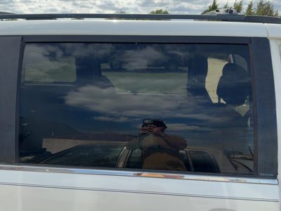 08-16 Town & Country Passenger Right Rear Side Window Door Glass Oem Back