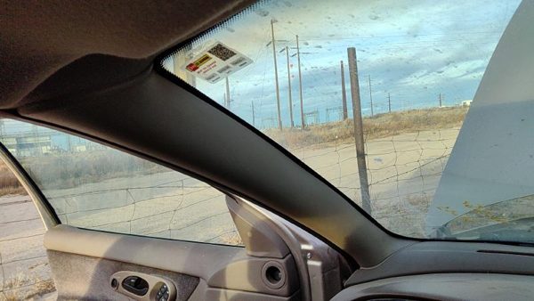 1997 Ford Contour Driver Left A Pillar Trim Windshield Post Panel Oem Ul Tan — photo 2