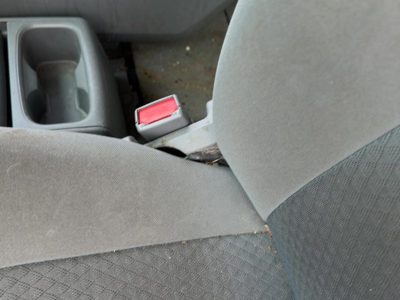 08-16 Town & Country Driver Left Front Seat Belt Buckle Receiver Oem Gray