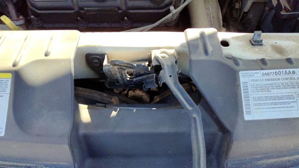 2005-2007 Dodge Caravan Hood Latch Assembly With Bracket Oem 04860439Ac — photo 2