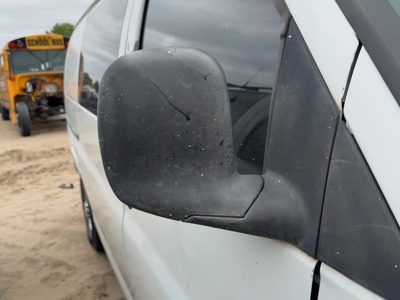 96-02 Chevy Express Van 2500 Passenger Right Manual Side Mirror Door Mounted Oem