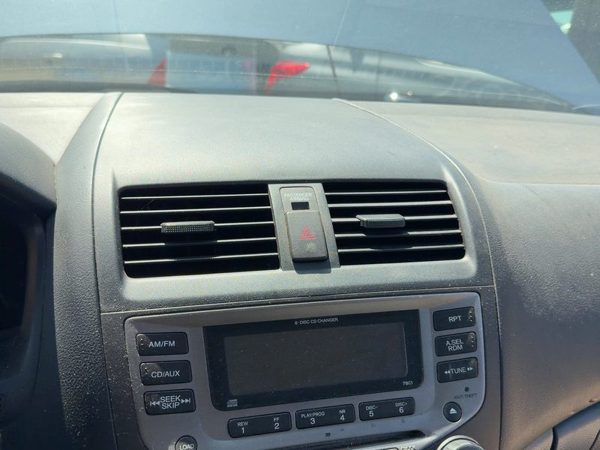 2003-2007 Honda Accord Trim Bezel Around Radio Surround Dash Panel Oem Gray — photo 2