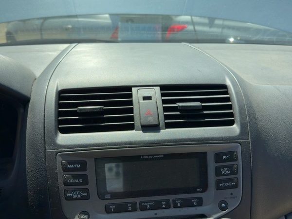 2003-2007 Honda Accord Trim Bezel Around Radio Surround Dash Panel Oem Gray — photo 3