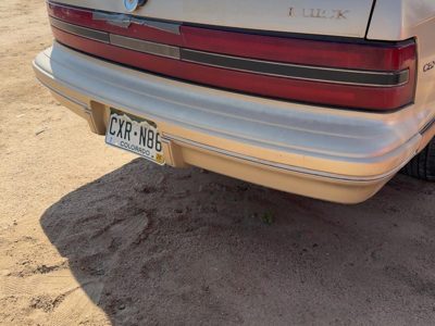 1989-1996 Buick Century Rear Bumper Cover Assembly Oem Back Gold 10055023
