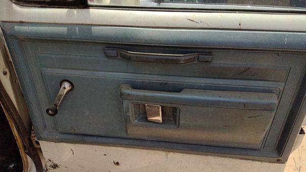 1981-1993 Dodge Ram W250 Passenger Right Front Inside Door Trim Panel Blue — photo 3