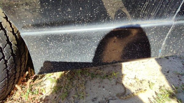 1985-1990 Chevy Camaro Lh Driver Left Rear Moulding On Quarter Panel Oem Black — photo 2
