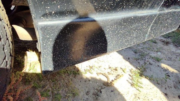 1985-1990 Chevy Camaro Lh Driver Left Rear Moulding On Quarter Panel Oem Black — photo 4
