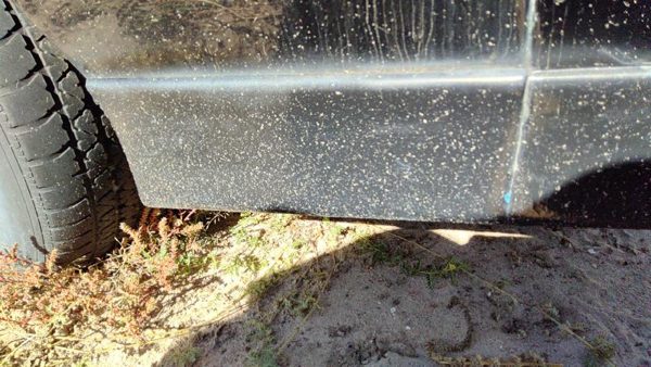 1985-1990 Chevy Camaro Lh Driver Left Rear Moulding On Quarter Panel Oem Black — photo 3