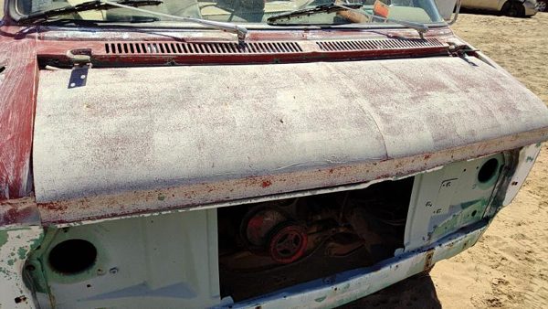 1971 Chevy Van 20 Series Hood White — photo 1