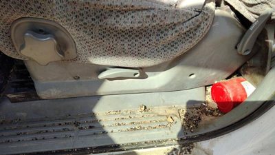 1999-2000 Chevy Silverado 1500 Driver Left Side Seat Trim Panel Oem Gray 92D